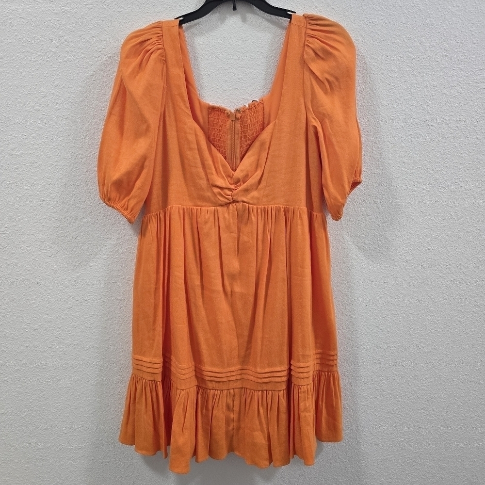 Gianni Bini Womens Tory Linen  Mini SunDress Size 8 Vacation